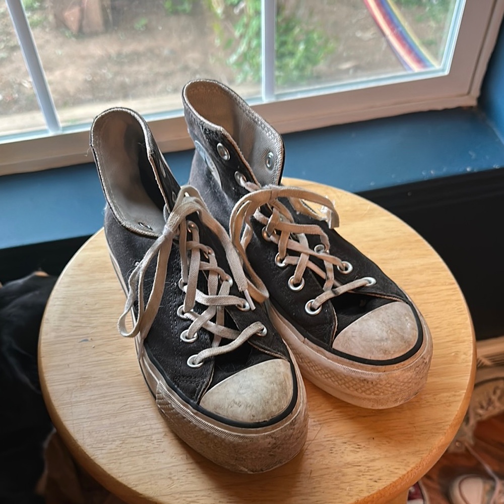Converses Classic Black High-Top Sneakers